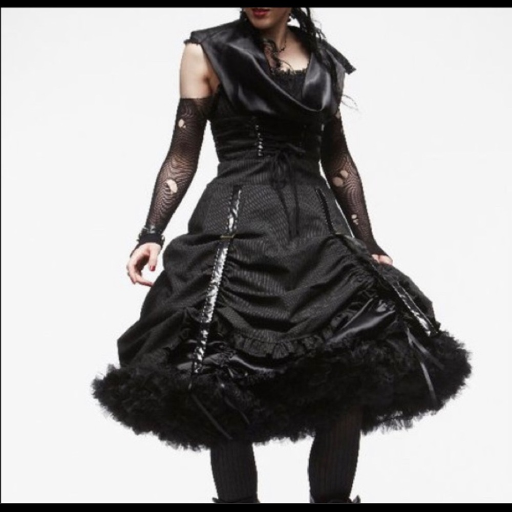 Dolls Kill Spin Doctor Hell Bunny Dress Size S